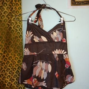 Vintage Summer Halter Top